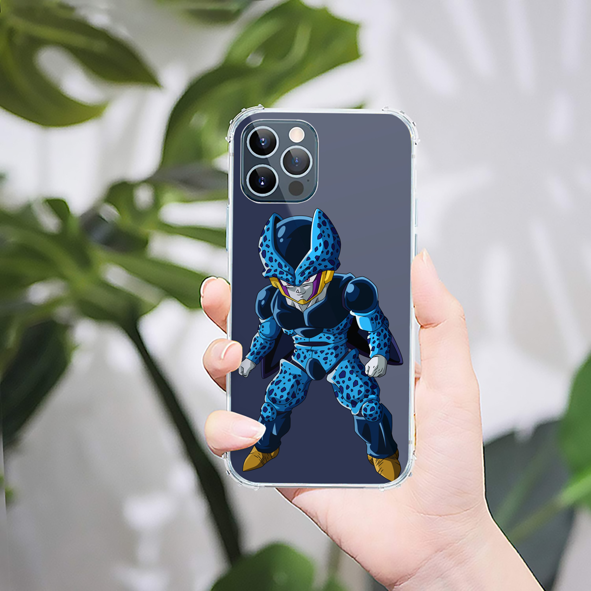 （画像用） ドラゴンボール セル DRAGON BALL Cell 【iPhone 12シリーズ対応】透明スマホケース（クリアソフトケース）